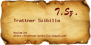 Trattner Szibilla névjegykártya